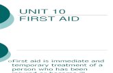 Unit 10 Fist Aid