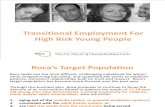 Transitional Employment for High Risk Young People