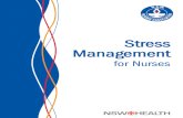 Nurses Stress Management Booklet