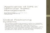 Application of GPS in Vehicular Traffic Management Assignment