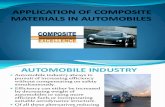 Application of Composite Materials in Automobiles