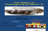 1The History of Thanksgiving by Maxim M Final