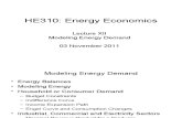 Lecture 12_Modeling Energy Demand