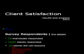 Greenough 2011 Client Satisfaction Survey Results