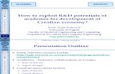 4 - Ivan Petrović - How to exploit R&D potentials of academia for development of Croatian economy