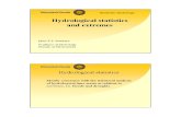 Hydrological statistics and extremes
