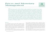 Prices and Monetary Mgmt 2011-12