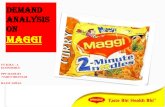 35876401 Demand Analysis on Chosen Product Maggi