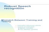 Robust Speech Recognition
