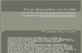 Five Benefits of Coffe