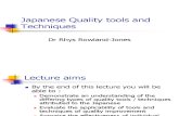 Japanese Quality Tools and Techniques