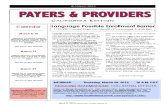 Payers & Providers California Edition – Issue of March 8, 2012