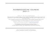 Admission Guide 2011