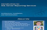 Introduction to to SSRS - Admin