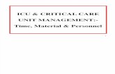Icu & Critical Care Unit Management Time Material Personnel