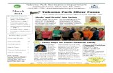 Silver Foxes Newsletter - March 2012 from the Takoma Park Recreation Department