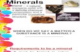 LEC 6; Minerals