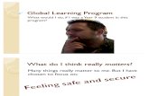 Global Learning Program - What Would I Do