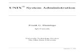 Unix System Administration - Ohio State University