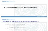 Work Shop - Construction Materials Quality Control