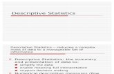 Lecture 3+ , Descriptive Statistics (Slide)