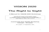 A Manual for VISION 2020 Workshops 2004