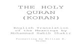 English Quran Shakir-