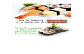 Learn to Make Sushi At Home