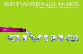 Between the Lines - Winter 2012 Volume 2, Issue 1