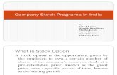 Company Stock Programs in India