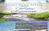 Guide to Montana Water Resources: Who Does What with Water Resources