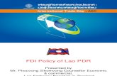 FDI Policy Lao_pdr-1 2010