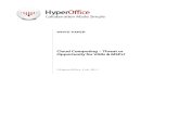 HyperOffice - Cloud Computing – Threat or Opportunity for VARs & MSPs