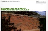 Design of Free Standing Walls Feb 1984