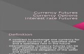 Currency Fut,IRFs, CO