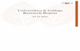 Universities & College Research Report