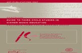 AEC Handbook - Guide to Third Cycle Studies in Higher Music Education - En
