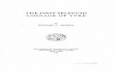 The first Seleucid coinage of Tyre / by Edward T. Newell