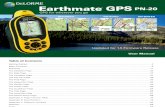 DeLorme Earthmate GPS PN20 Manual