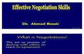 Effective Negotiation Skills STUDENTS