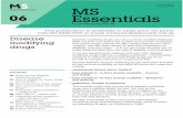 MS Essentials 06 Disease Modifying Drugs