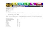 CACTUS' comments on the 2011 community TV audit