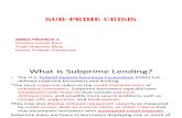 Sub-Prime Crisis Presentation