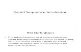 Rapid Sequence ion