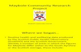 Maybole Community Research Project