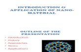 Introduction & Application of Nano-materials-part-1