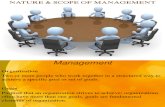 Ch -1 Nature and Scope of Management