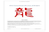 2012 Prediction for the Year of Dragon