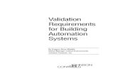 Validation Requirements for Building Automation Systems