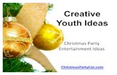 Christmas Party Entertainment Idea